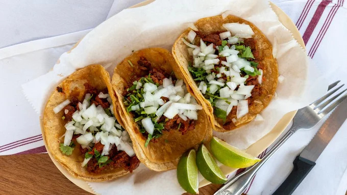 Our delicious Al Pastor Tacos